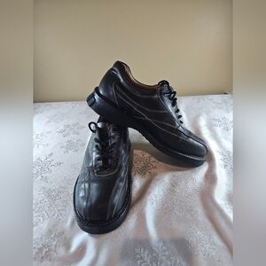 Pegabo Mens Brown Leather Oxford Lace Up Sz 43 Shoes Made In Italy